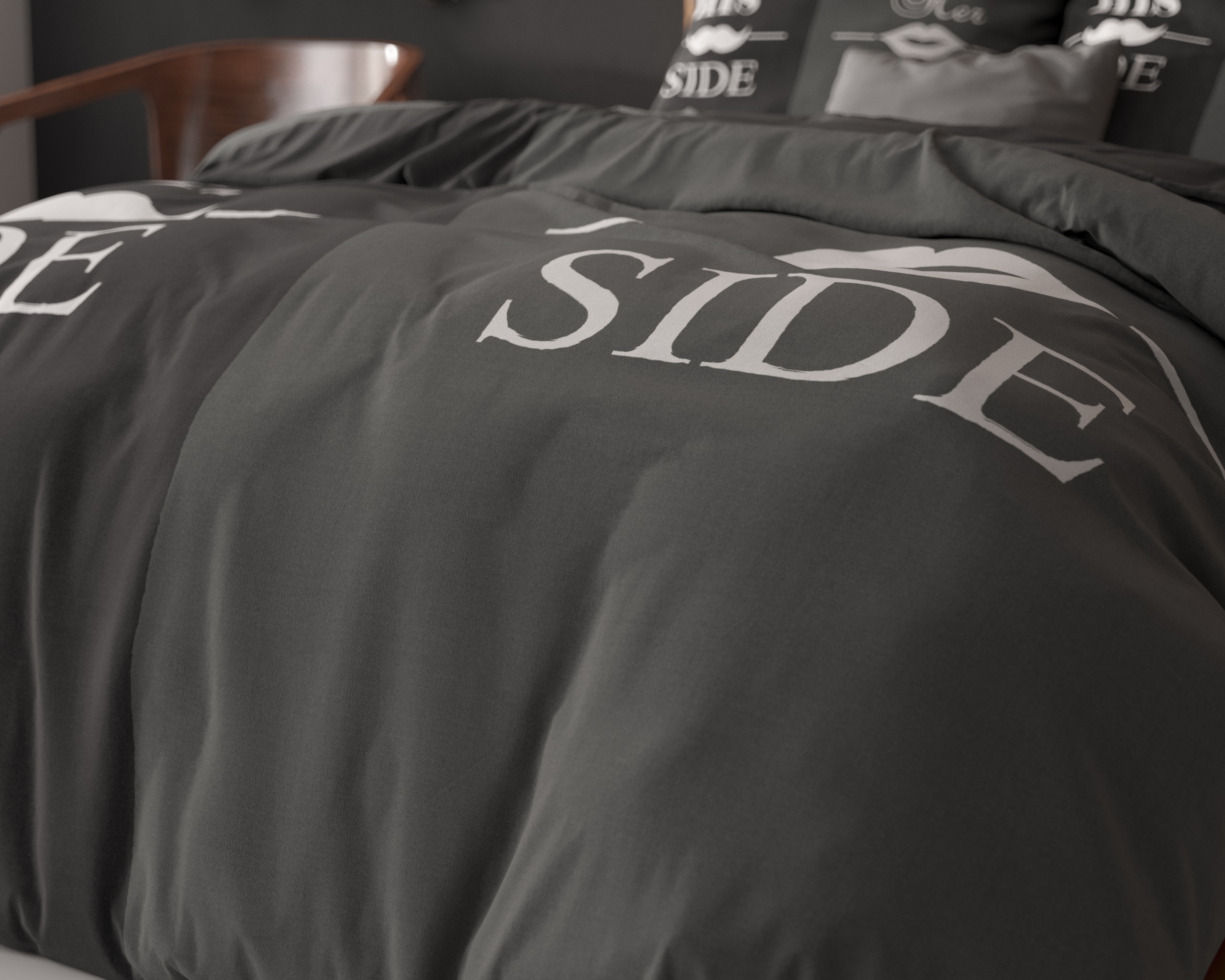 His and Her side 3 Zwart 240x220 - Afbeelding 4