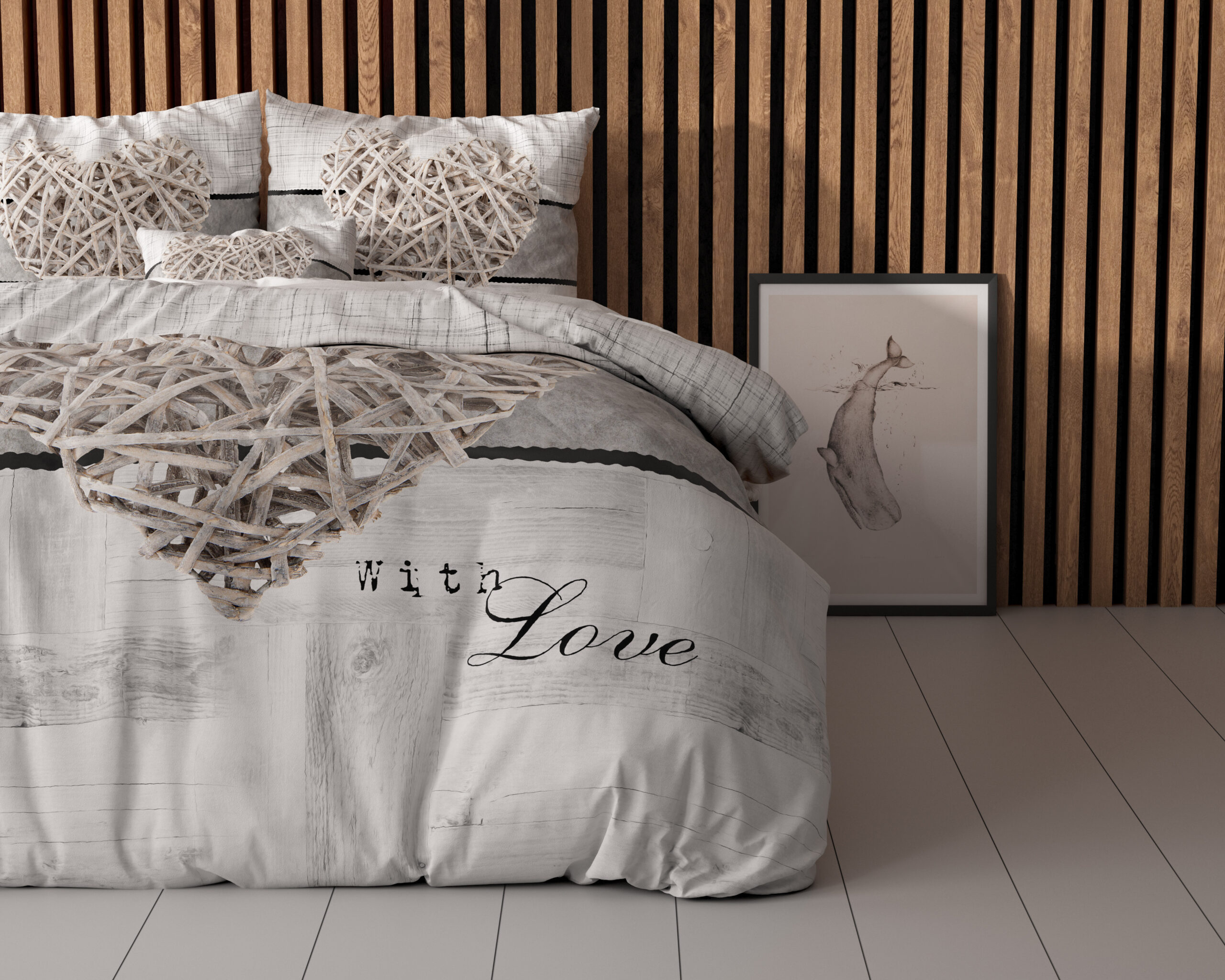 Home is heart Wit 240 x 200/220 - Afbeelding 3