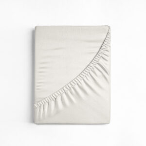 Katoenen Hoeslaken Creme 120 x 200
