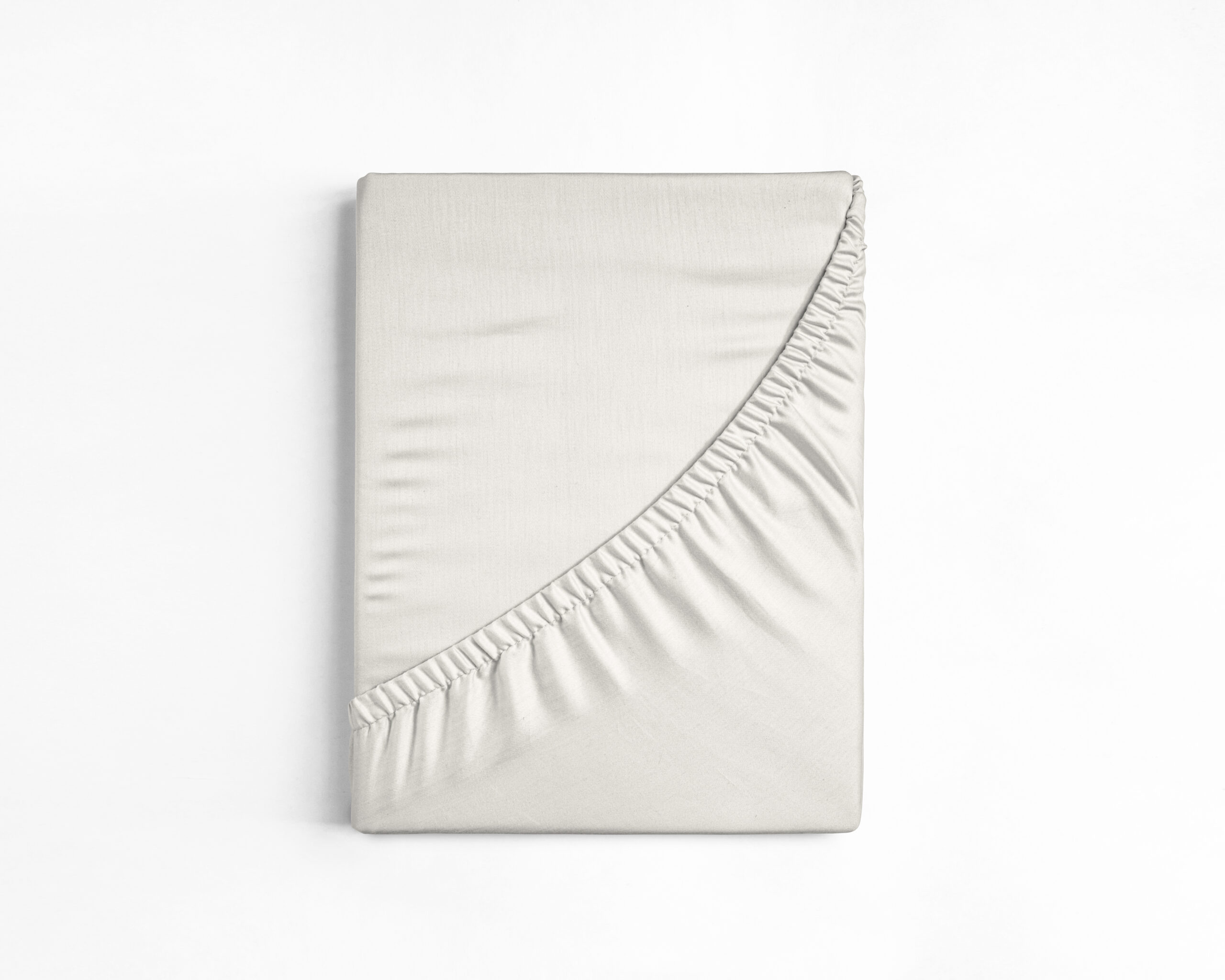 Katoenen Hoeslaken Creme 160 x 220