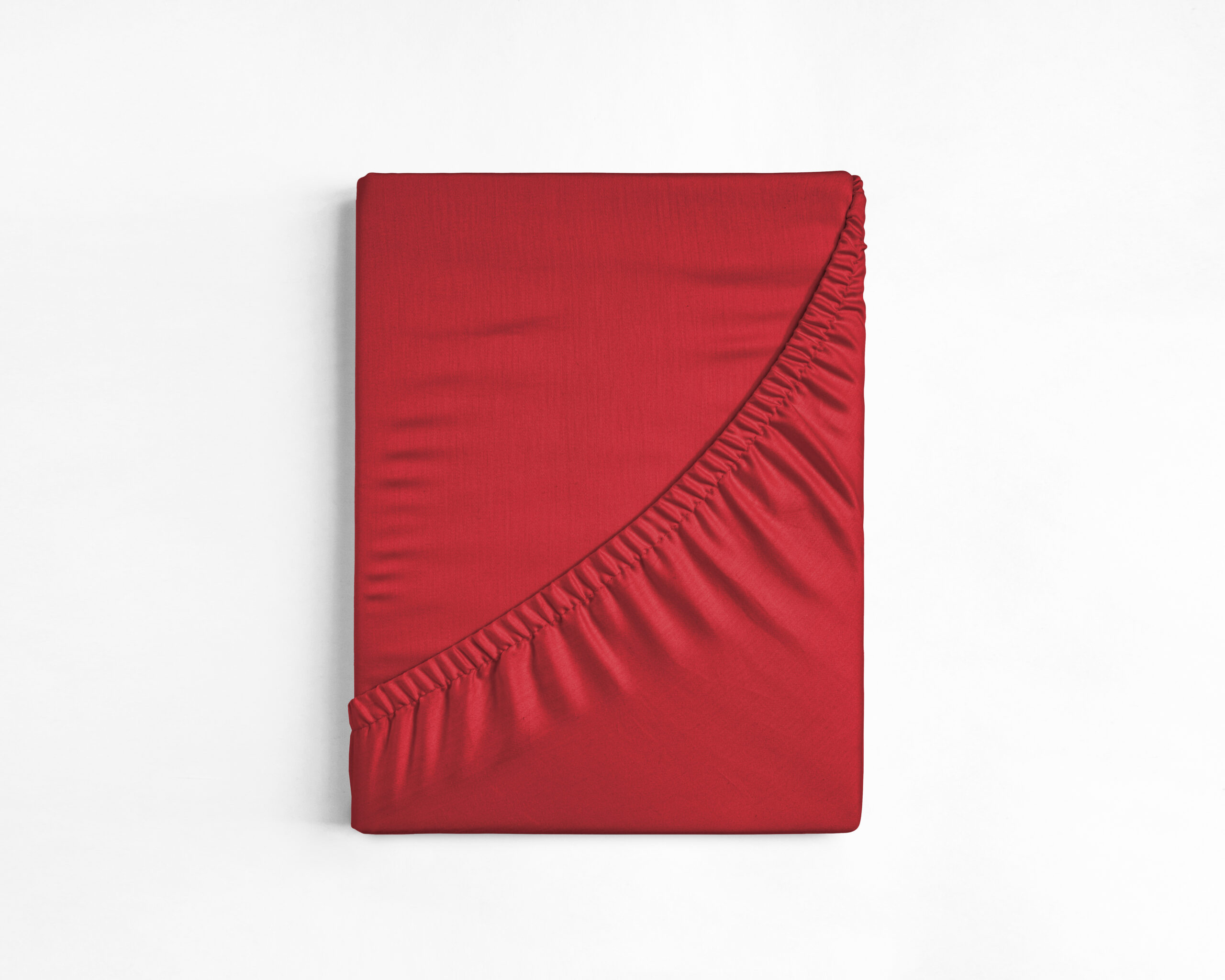 Katoenen Hoeslaken Rood 70 x 200