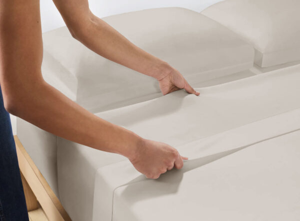 Laken Creme 200 x 260 - Afbeelding 2