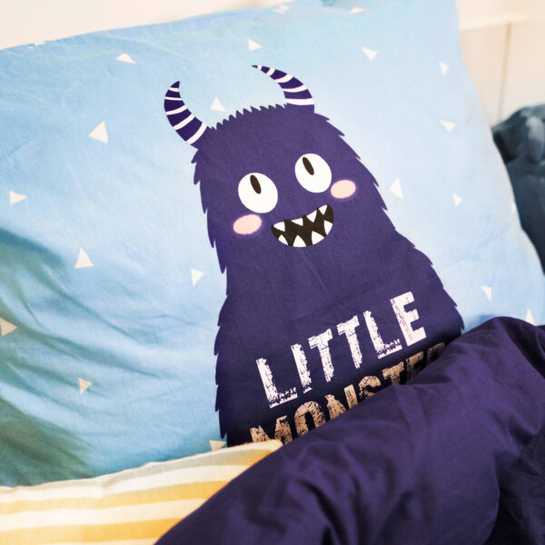 Little Monster Blauw 140 x 220 - Afbeelding 3