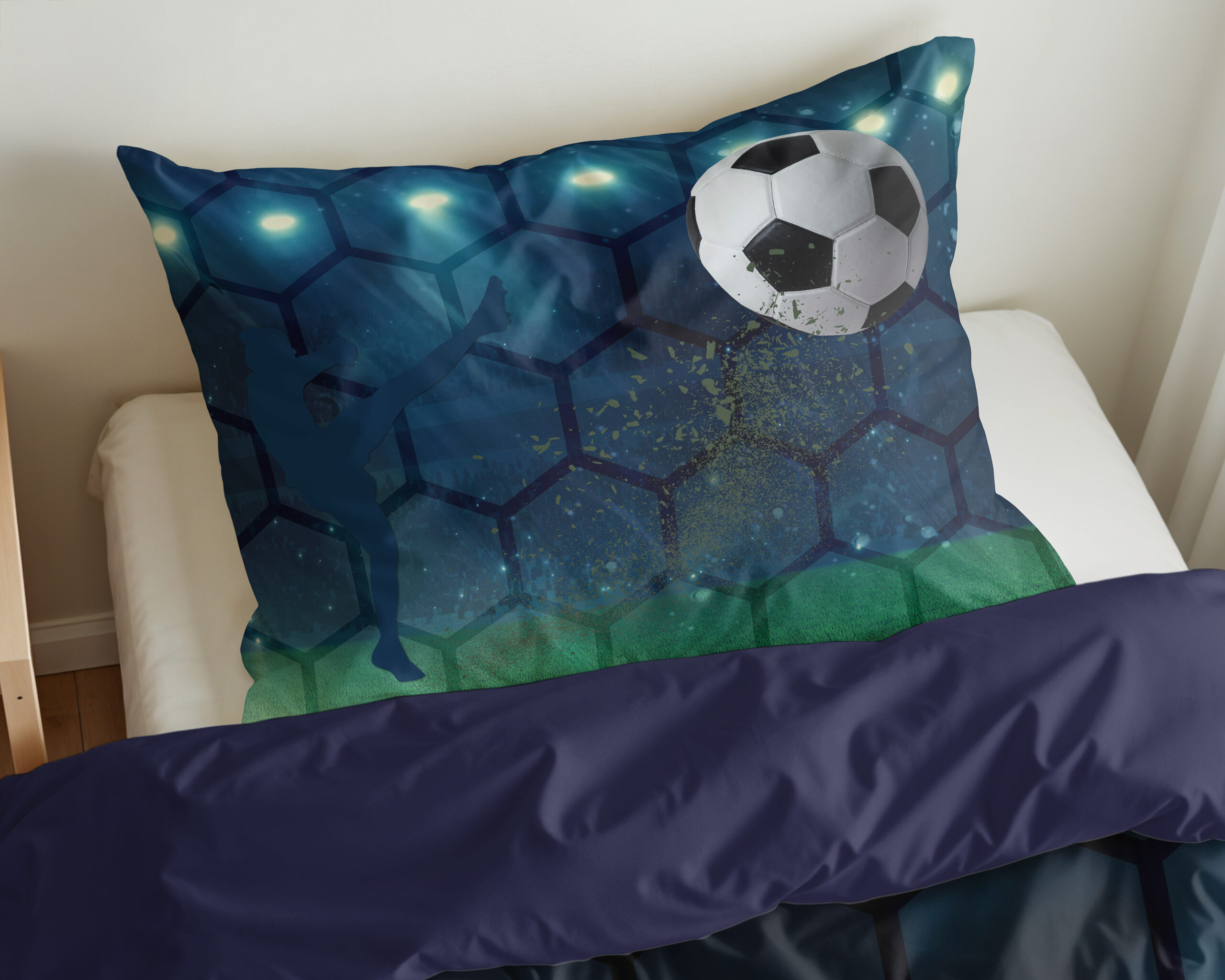 Live football Blauw 140 x 200/220 - Afbeelding 5