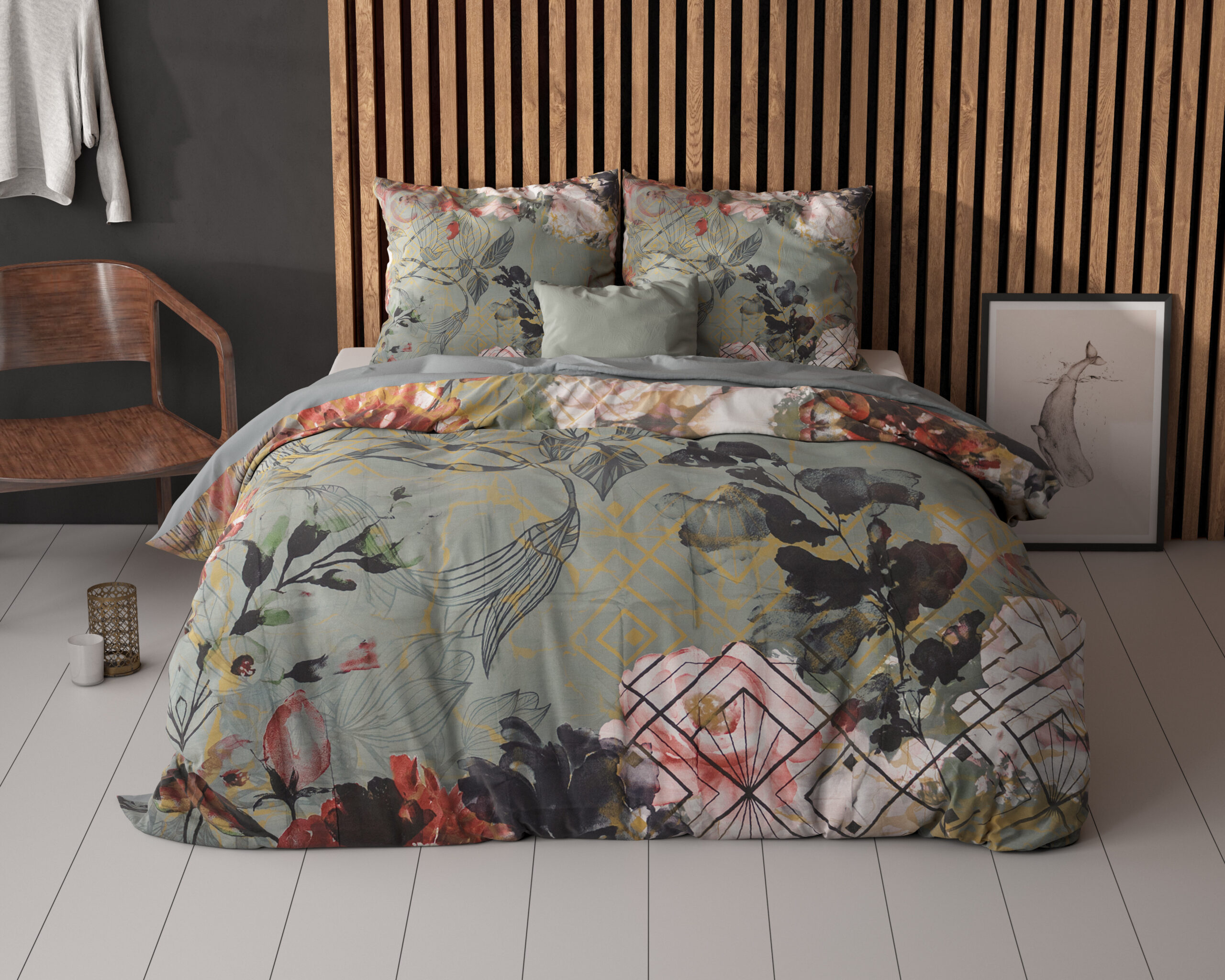 Marble Art Deco Groen 135 x 200/220 - Afbeelding 2