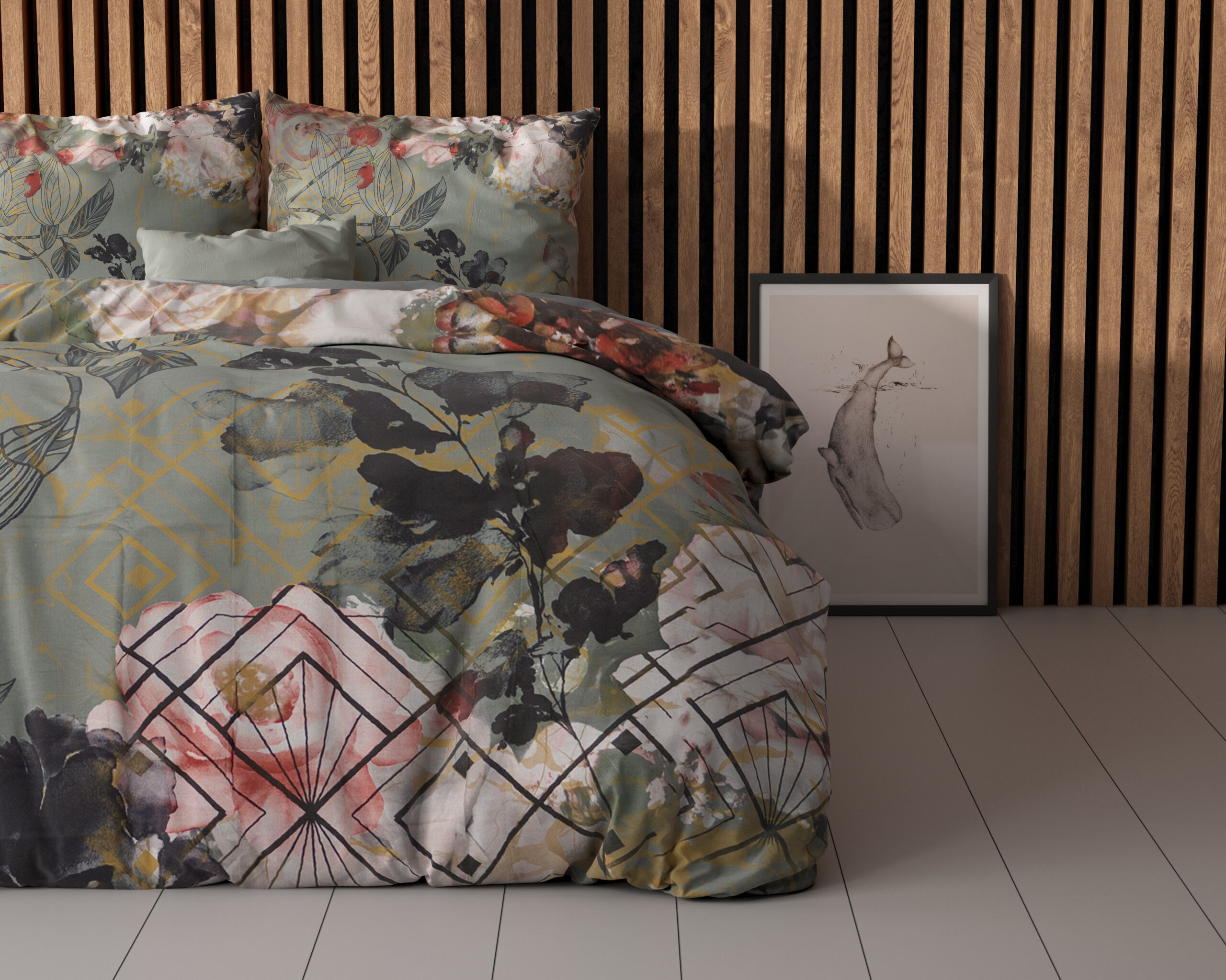 Marble Art Deco Groen 140 x 200/220 - Afbeelding 3