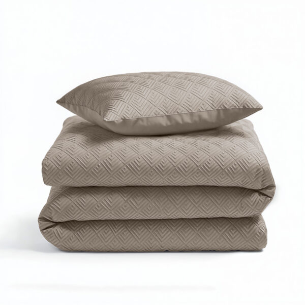 Milano 3D Taupe/Grijs 200 x 200/220 - Afbeelding 4