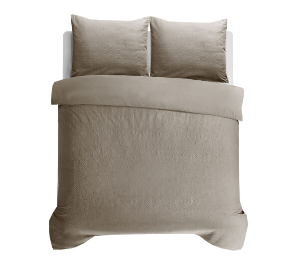 Milano 3D Taupe/Grijs 200 x 200/220
