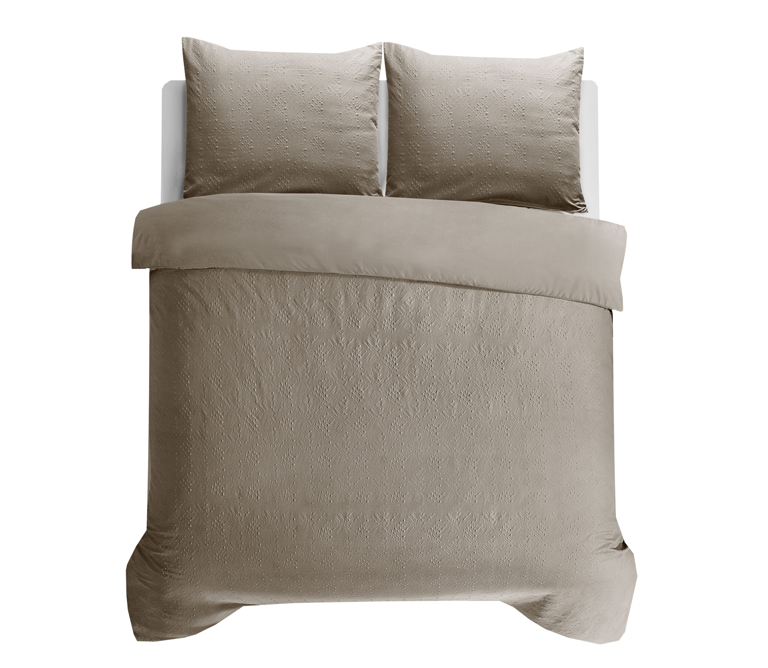 Milano 3D Taupe/Grijs 200 x 200/220