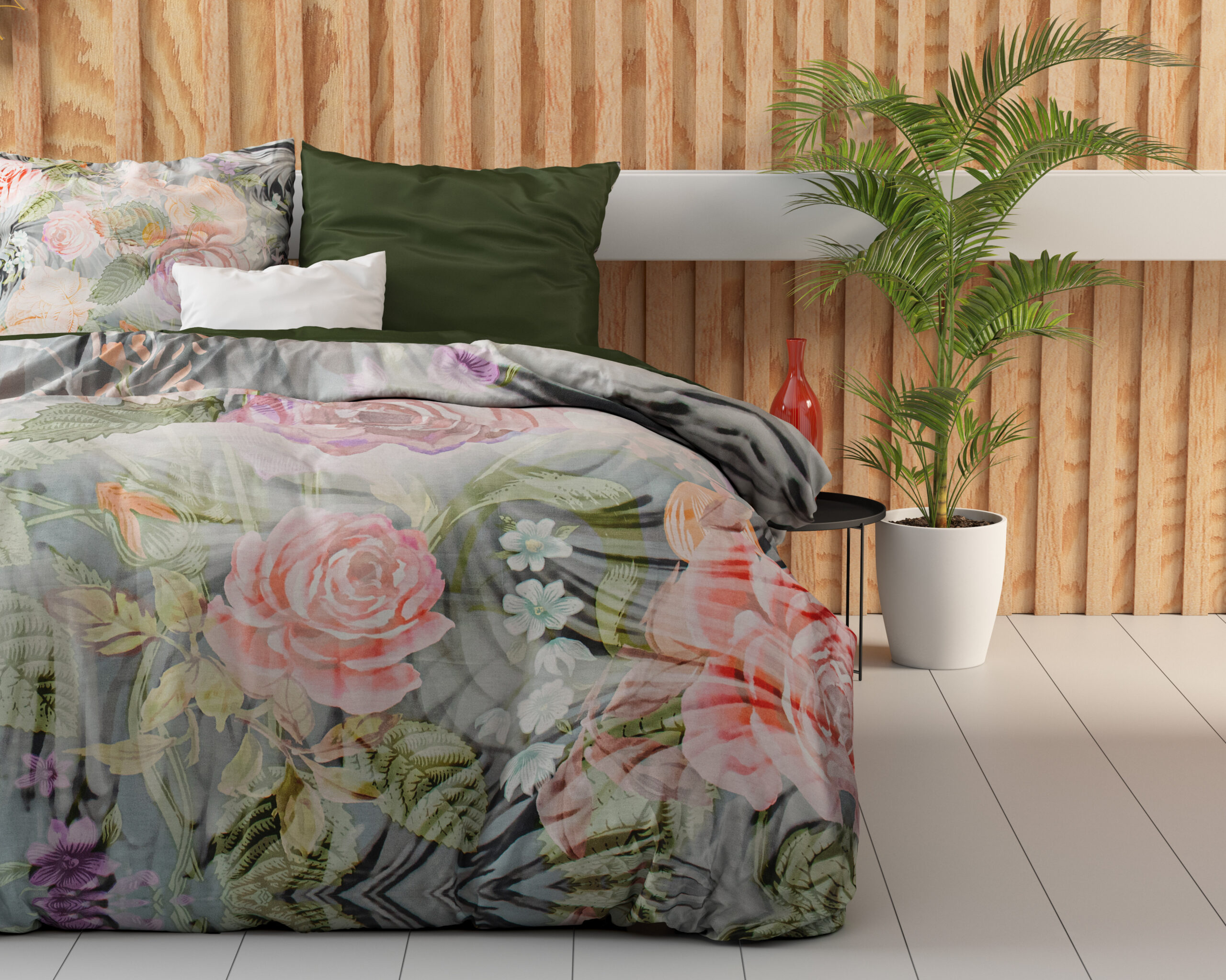 Mystery Flower White 140 x 220