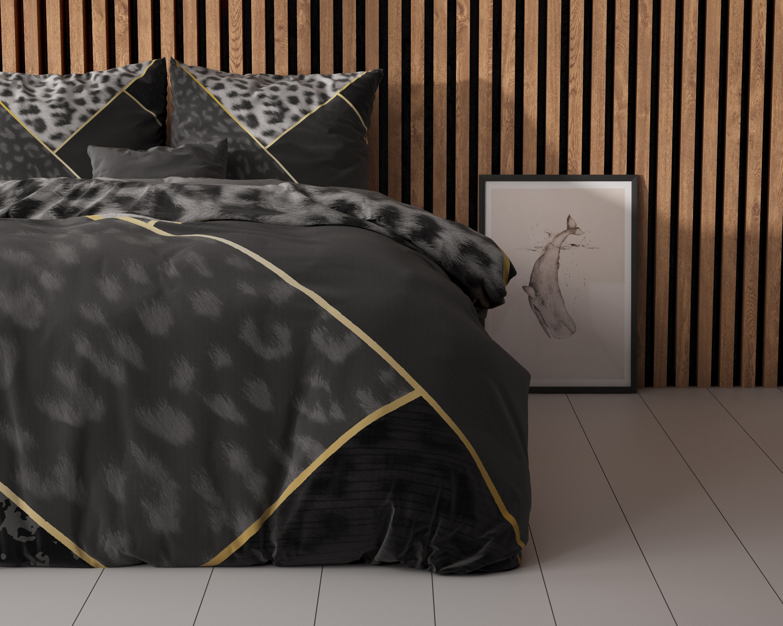 Panther Vibe Antraciet 135 x 200/220 - Afbeelding 3