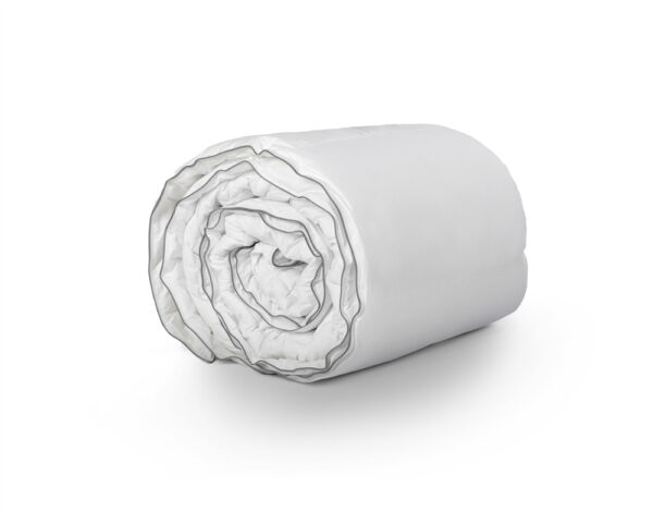 Percale Cotton Touch Enkel Verkoelend Dekbed Wit - 260X220 - Afbeelding 3