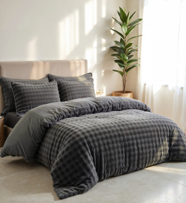 Pom Pom Antraciet 140 x 220 - Afbeelding 2