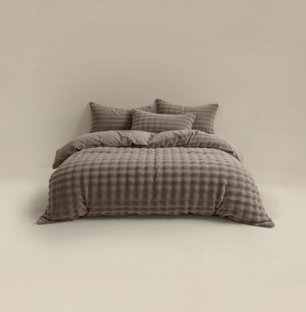 Pompom Taupe 140 x 220 - Afbeelding 5