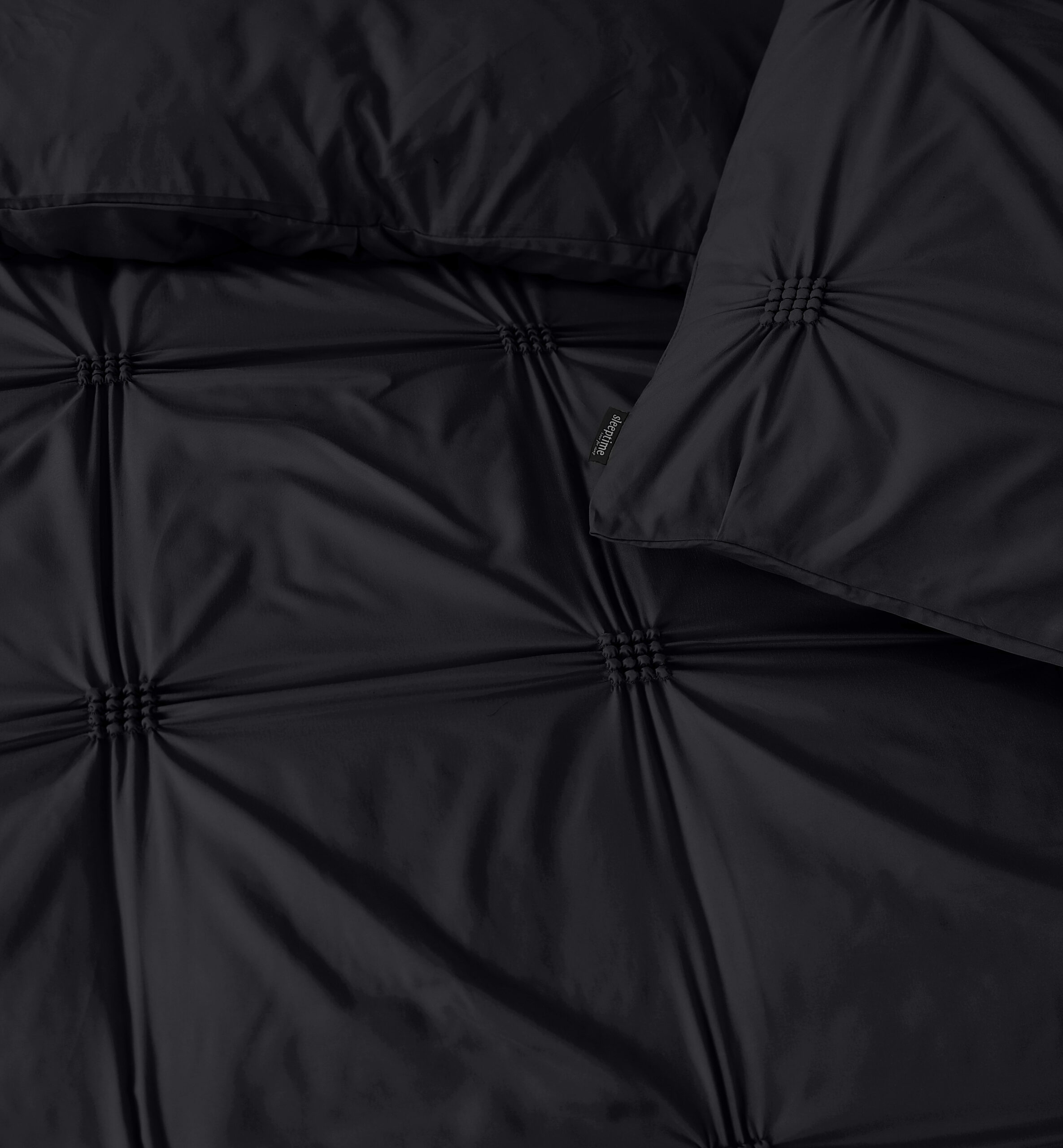 Punch Pintuck Zwart 140 x 200/220 - Afbeelding 4