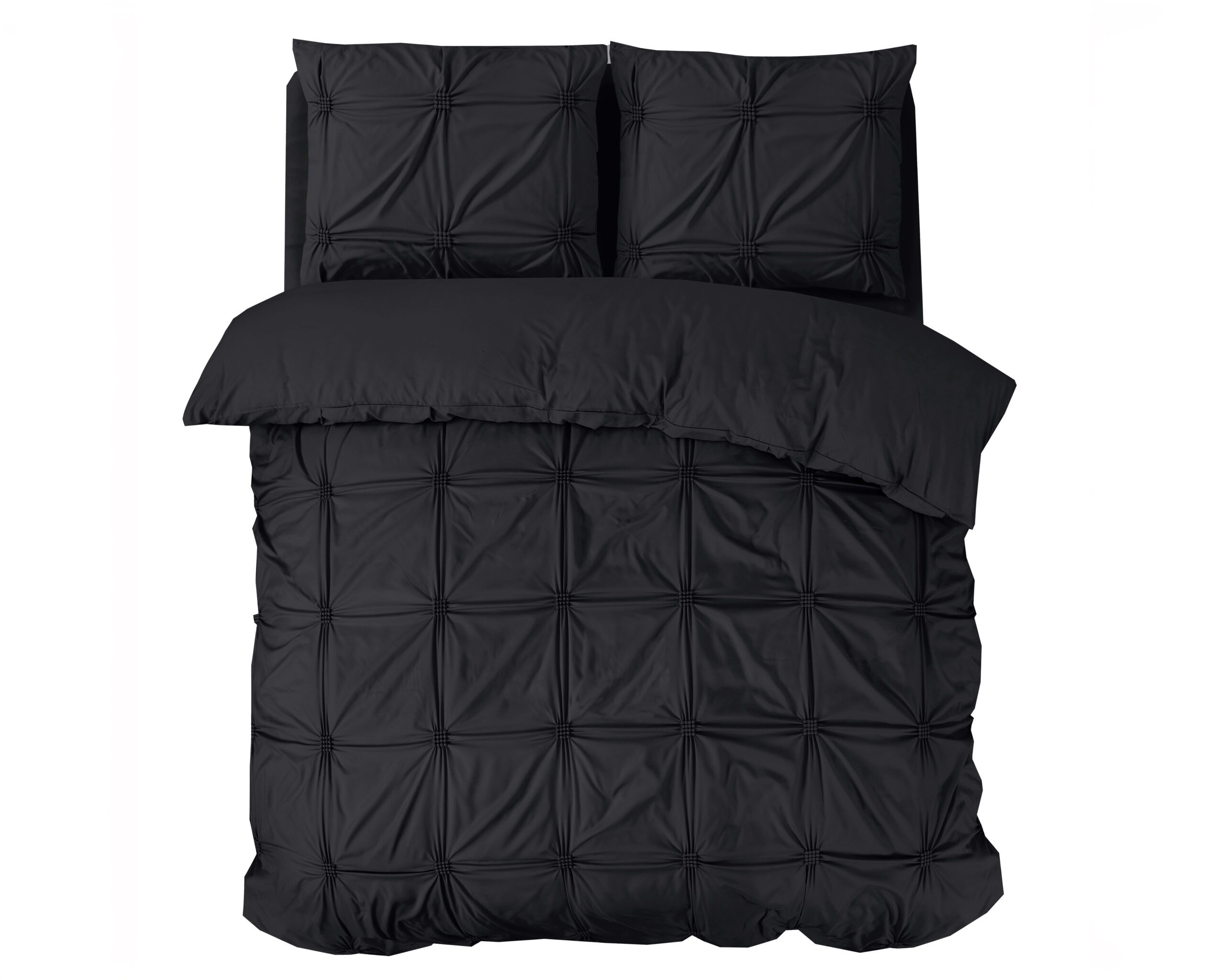 Punch Pintuck Zwart 200 x 200/220