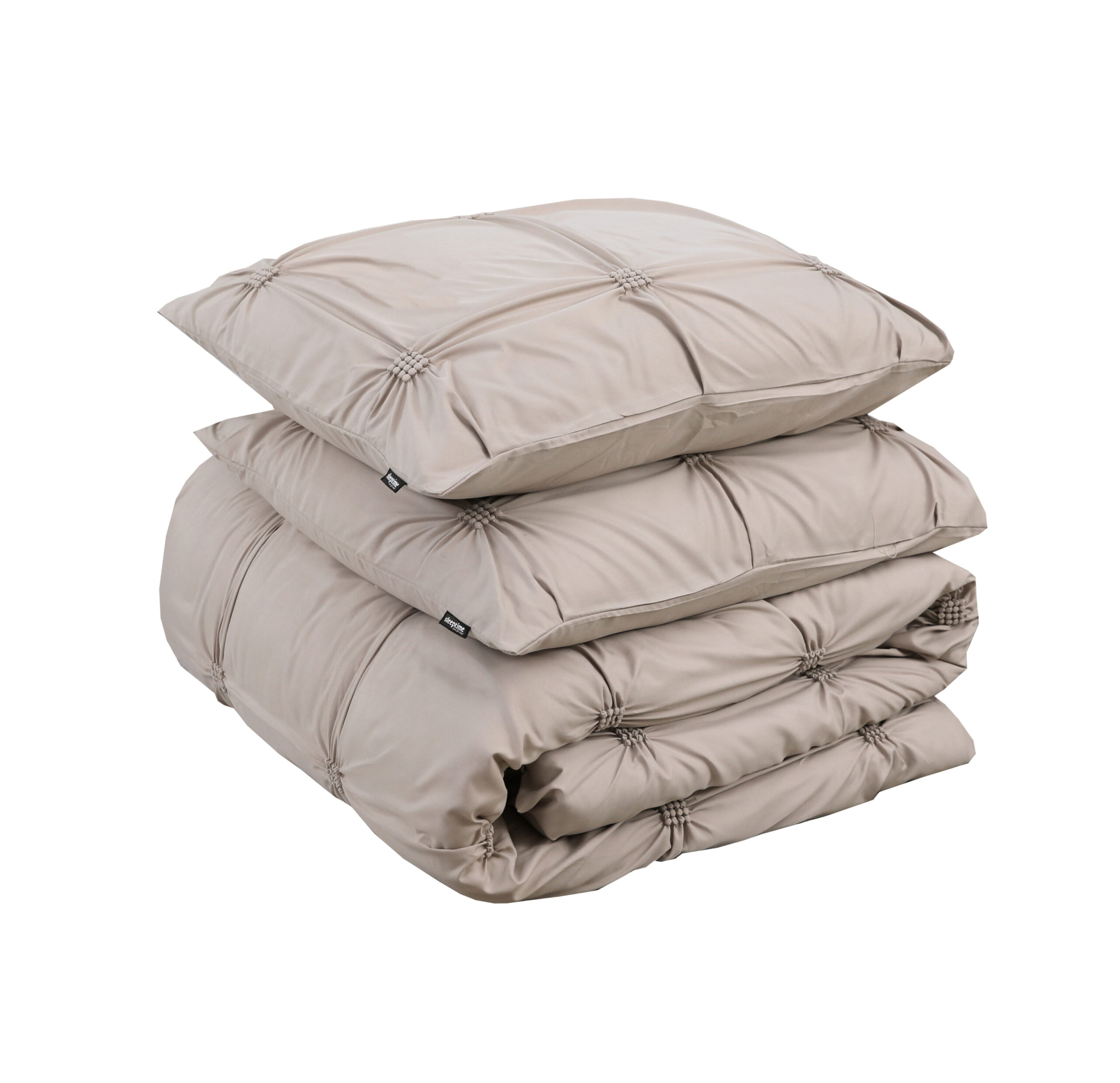 Punch pintuck Taupe 140 x 200/220 - Afbeelding 5