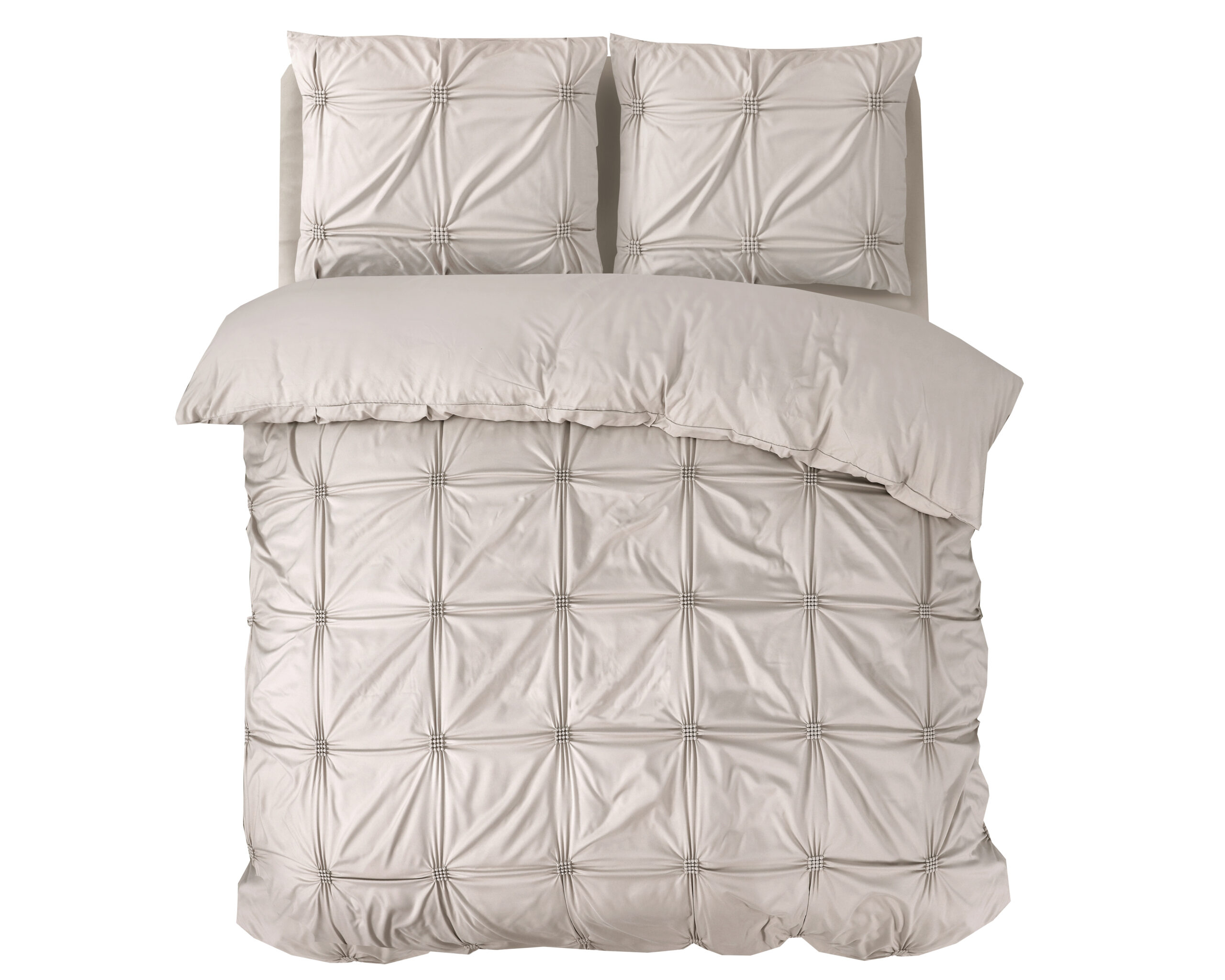 Punch pintuck Taupe 140 x 200/220