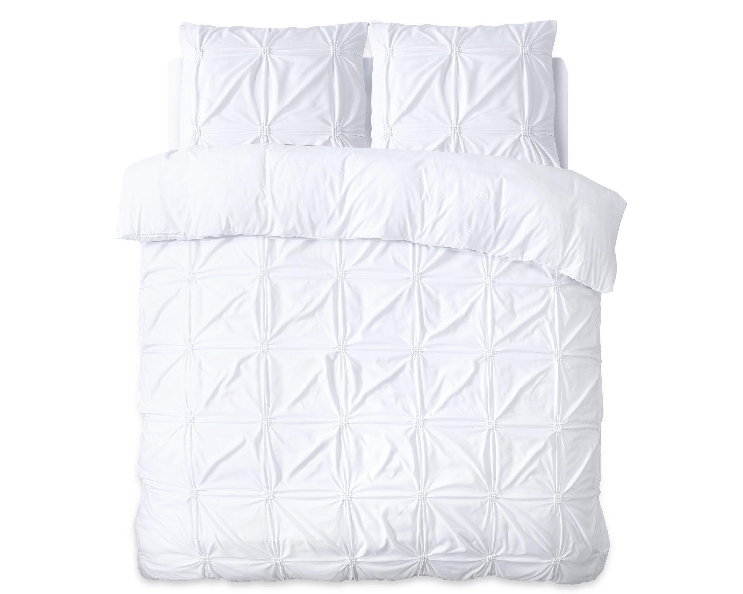 Punch pintuck Wit 240 x 200/220