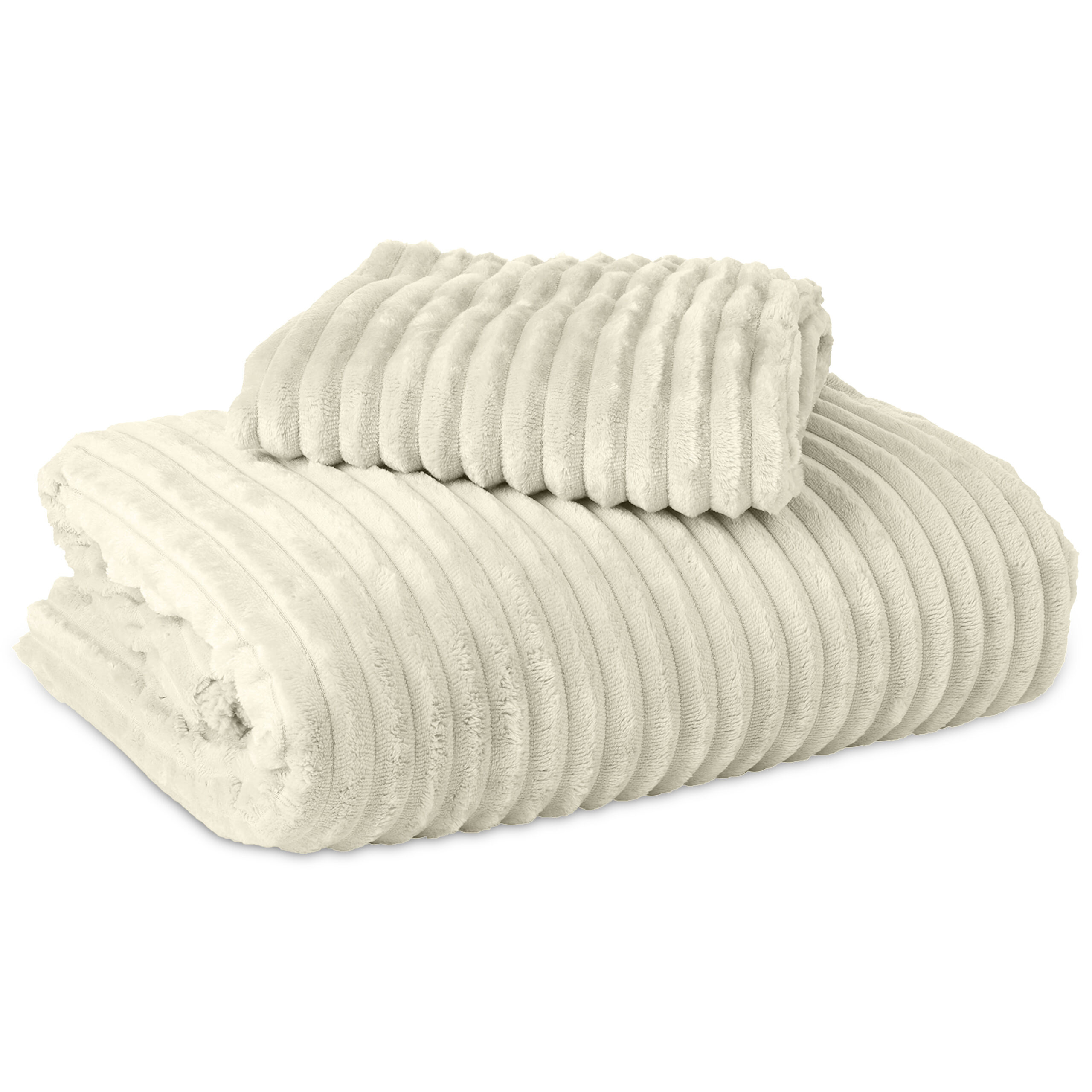 Rib Teddy Beige 200 x 200/220