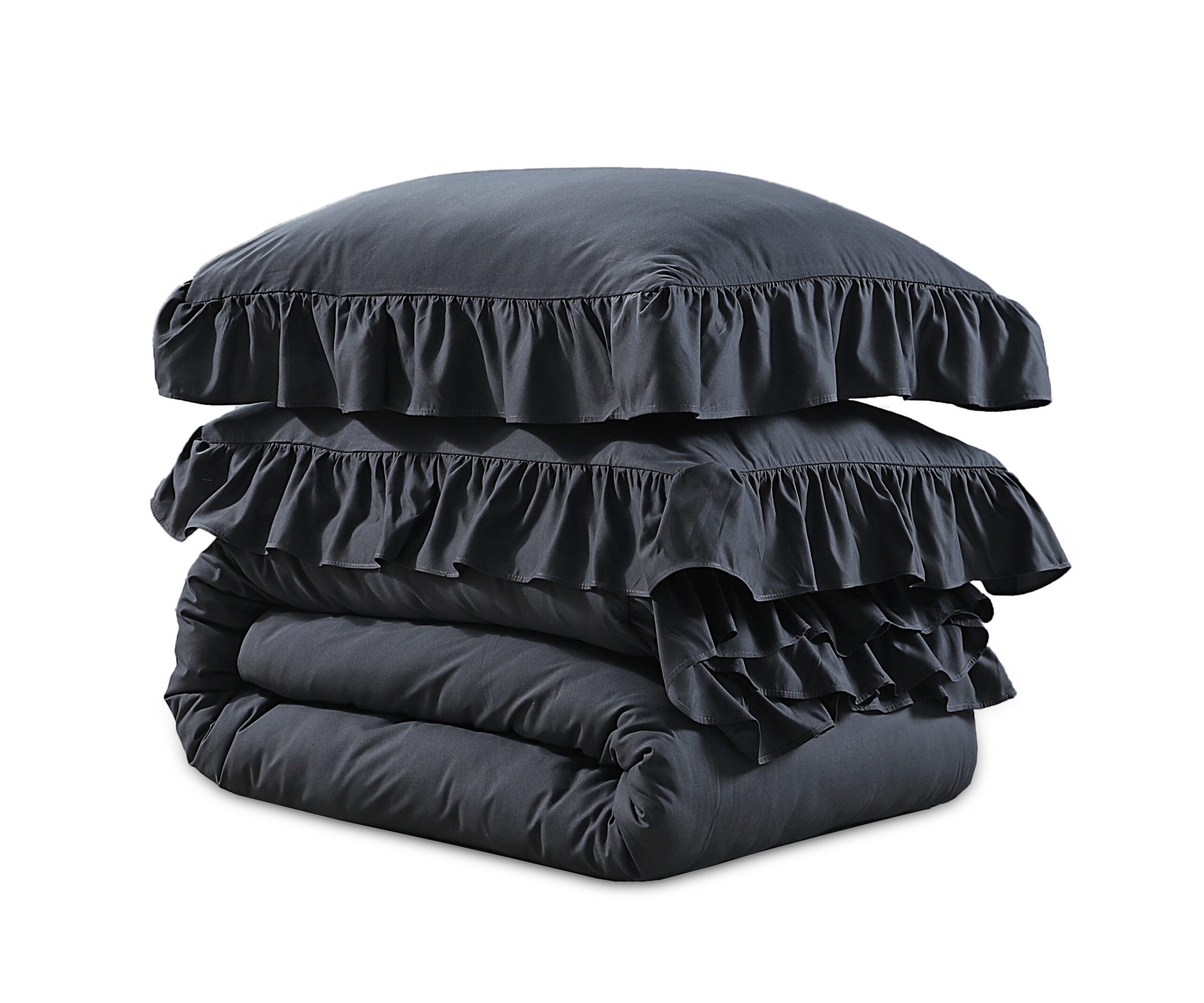 Ruffles Antraciet 140 x 200/220 - Afbeelding 5