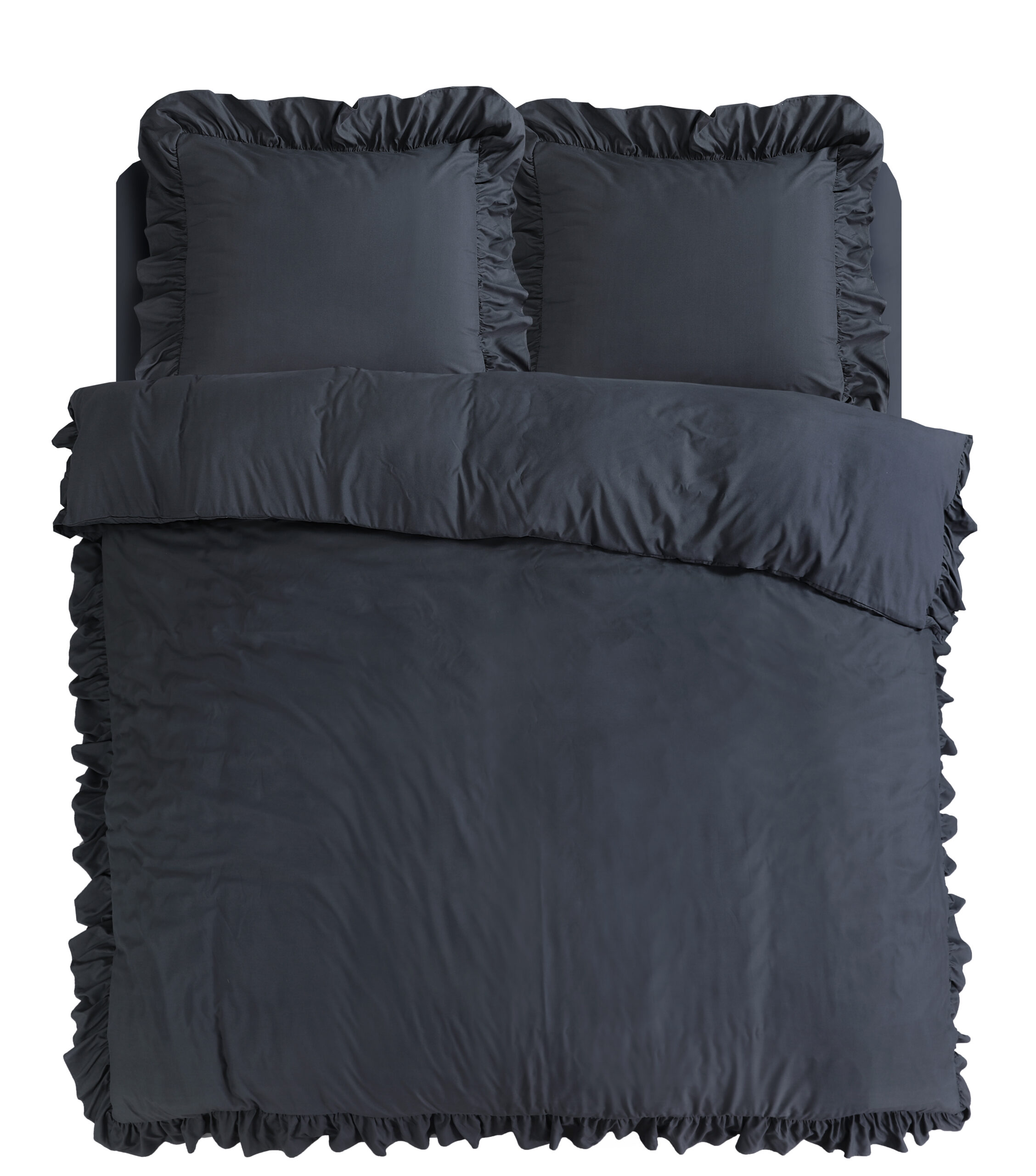 Ruffles Antraciet 140 x 200/220