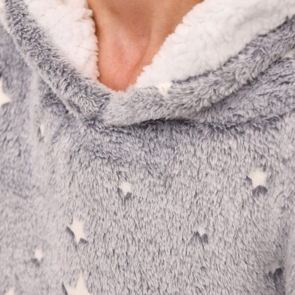 Stars hoodie Grijs 2-6 jaar - Afbeelding 4
