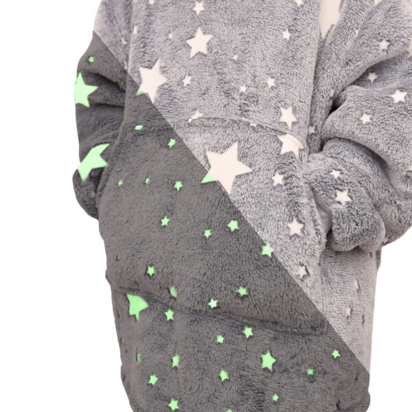 Stars hoodie Grijs 2-6 jaar - Afbeelding 5