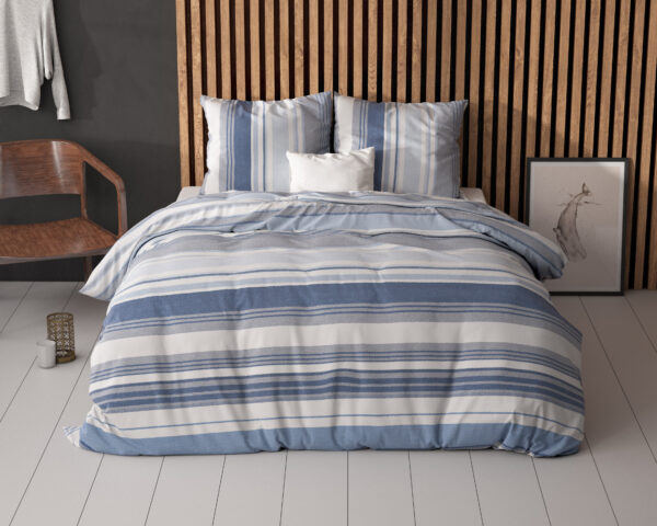 Stripy Blauw 240 x 200/220 - Afbeelding 2