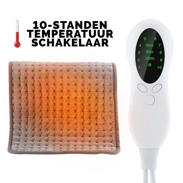 Swiss Night Warmte Kussen Grijs 60 x 30 - Afbeelding 2