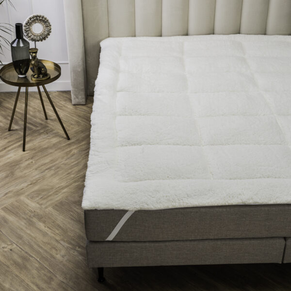 Teddy Sherpa Oplegmatras 140 x 200 - Afbeelding 2