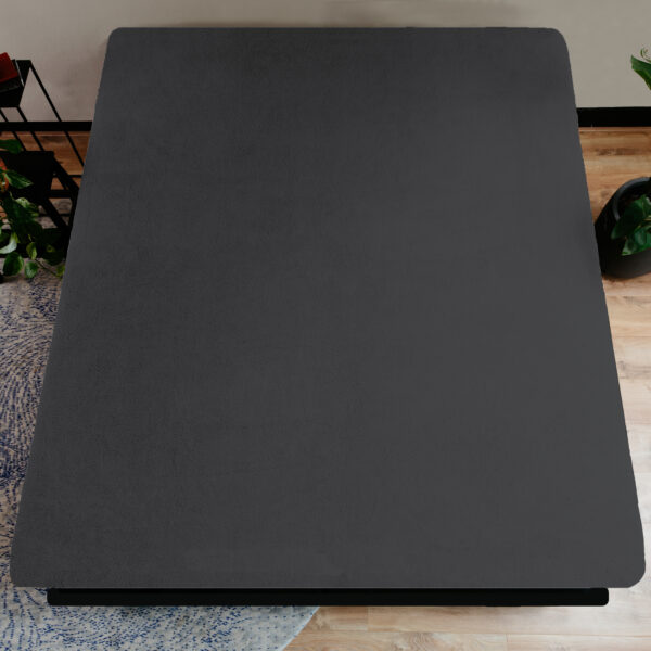 Teddy hoeslaken Antraciet 90 x 200 - Afbeelding 5
