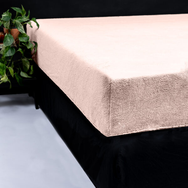 Teddy hoeslaken Roze 180 x 200 - Afbeelding 4