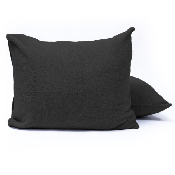 Teddy kussenslopen 2pack Antraciet 60 x 70 - Afbeelding 2