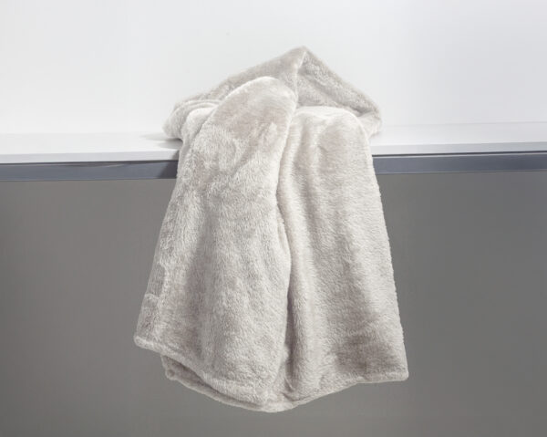 Teddy plaid Beige 150 x 200 - Afbeelding 2