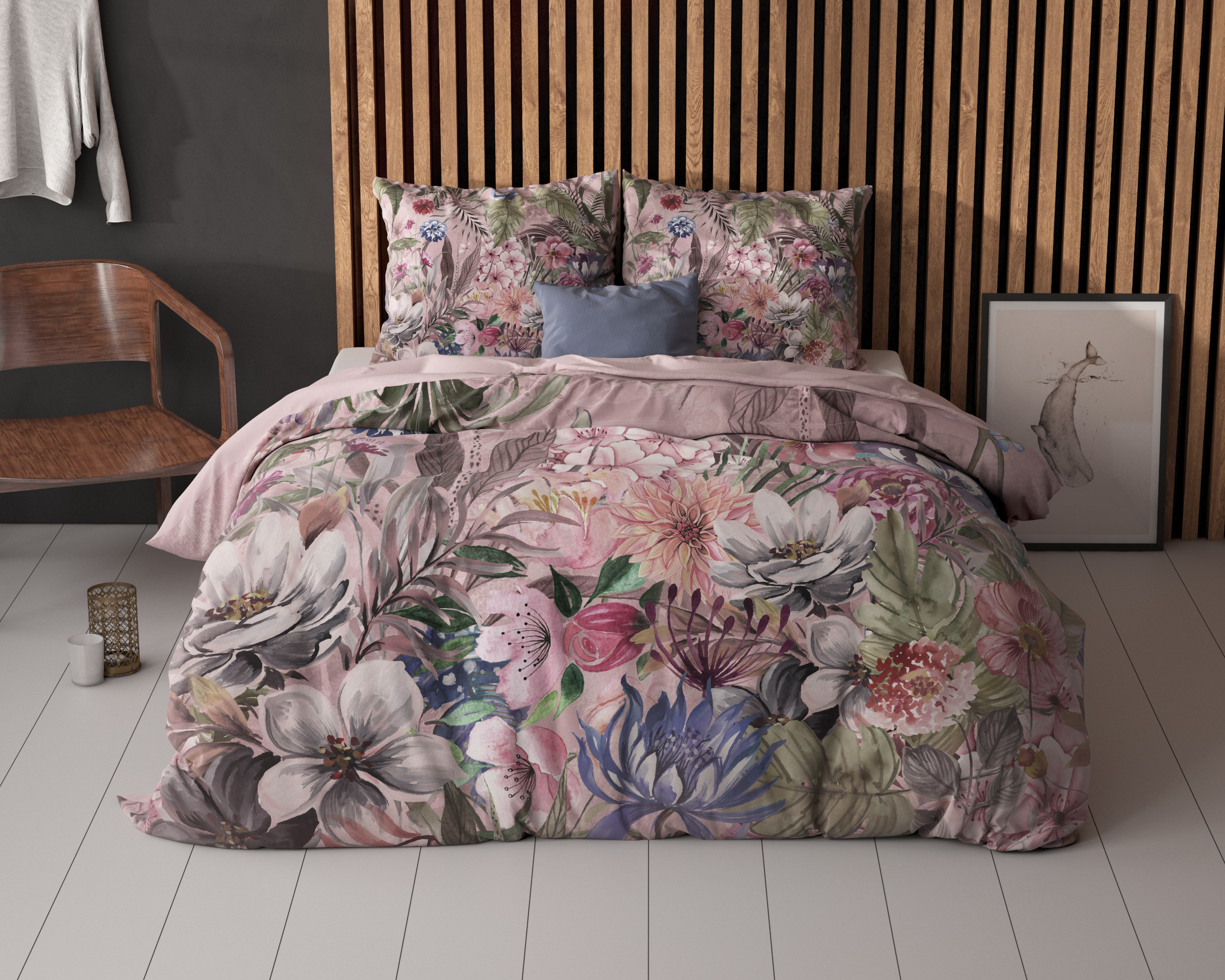 Tess Roze 200 x 200/220 - Afbeelding 2