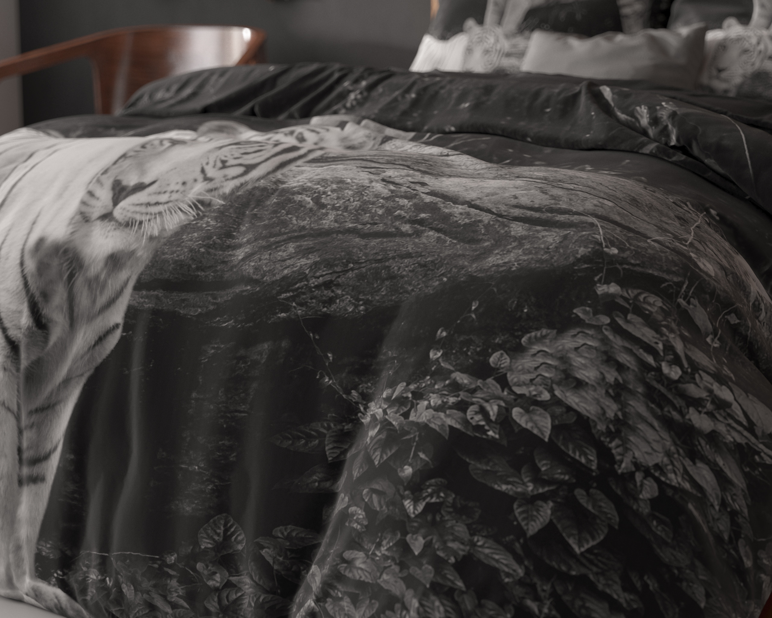 Tigers Grijs 135 x 200/220 - Afbeelding 4