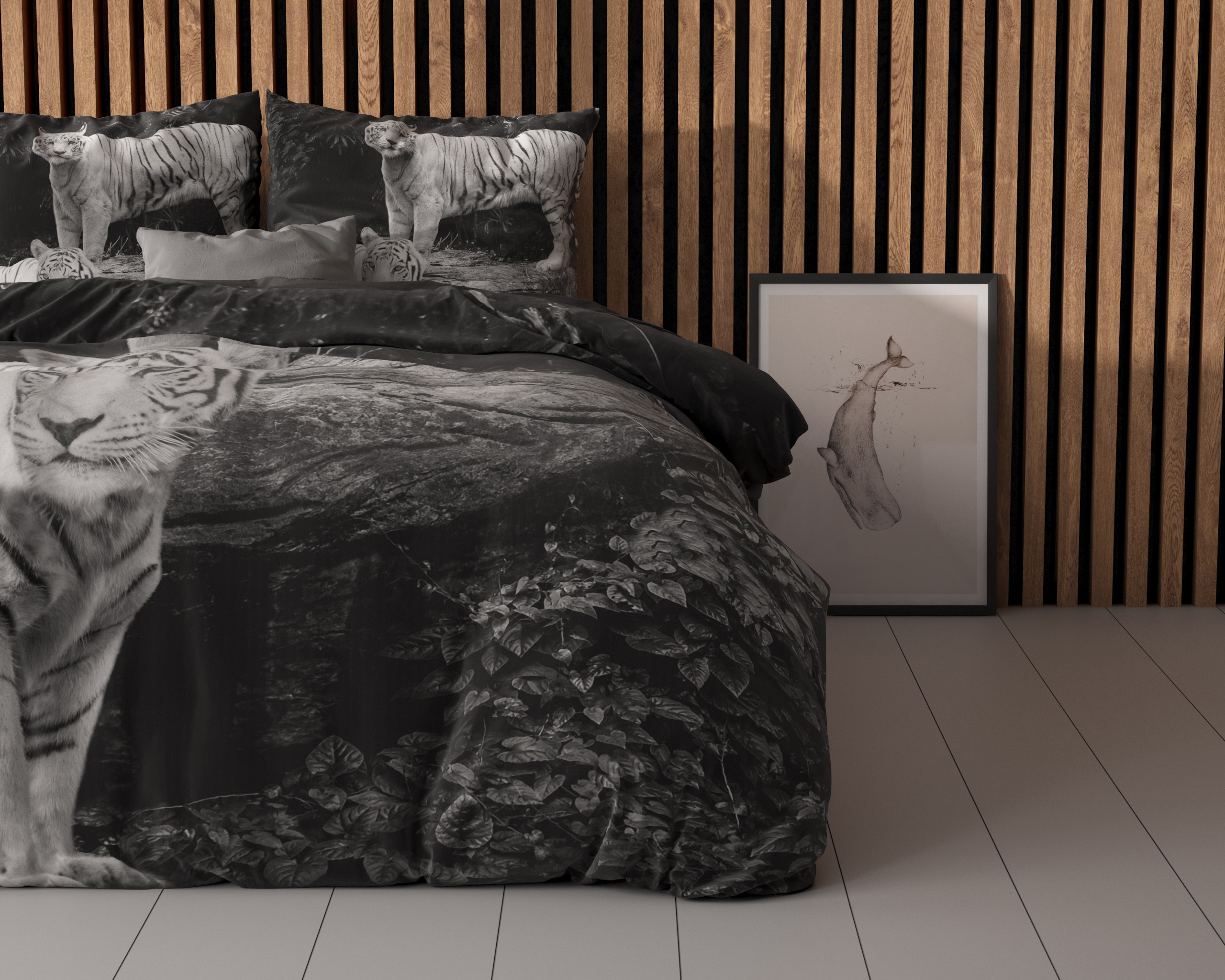 Tigers Grijs 200 x 200/220 - Afbeelding 3