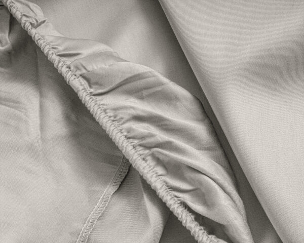 Topper Satijn Hoeslaken Creme 160 x 200 - Afbeelding 5