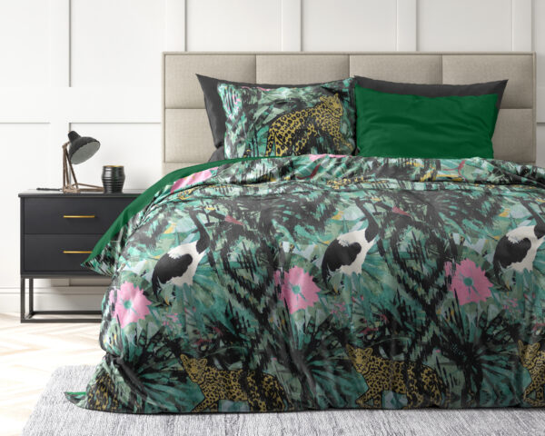 Velvet Botanical forest Groen 240 x 220 - Afbeelding 5
