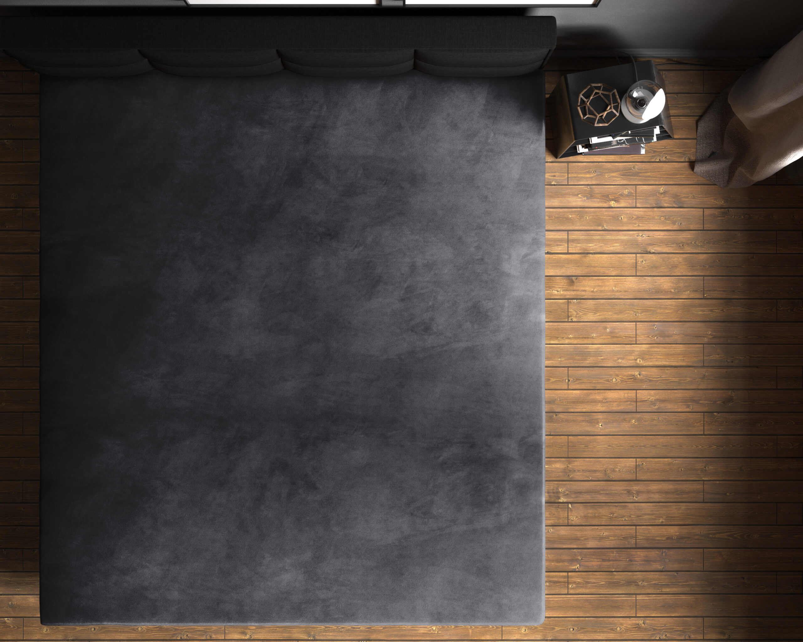 Velvet Hoeslaken Antraciet 160 x 200 - Afbeelding 3