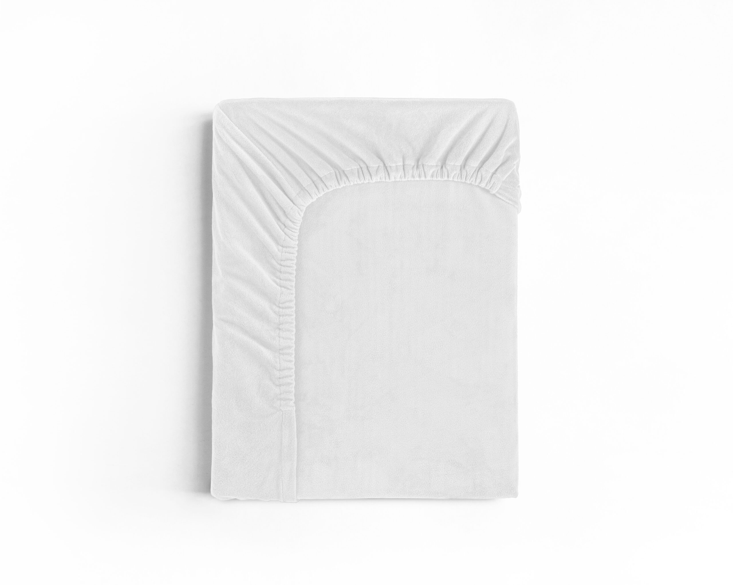 Velvet Hoeslaken Wit 180 x 200 - Afbeelding 2