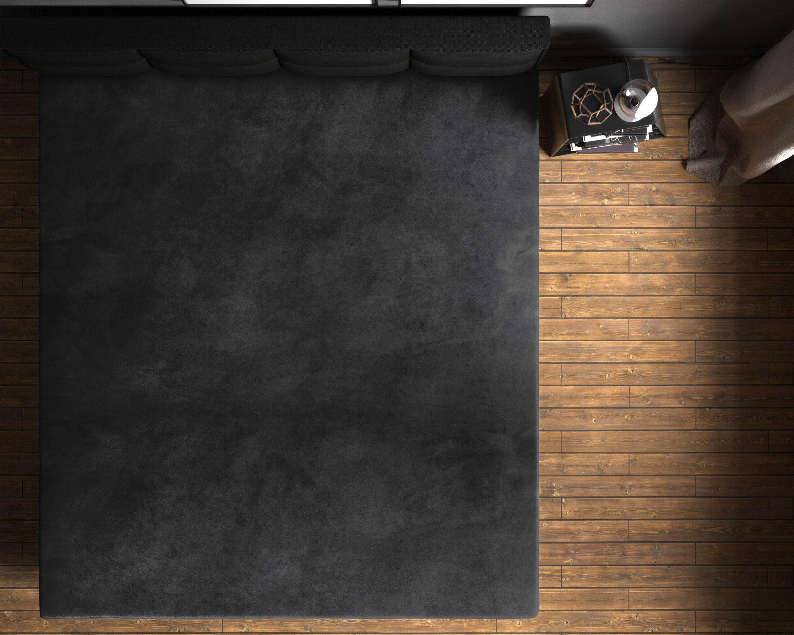 Velvet Hoeslaken Zwart 160 x 200 - Afbeelding 3