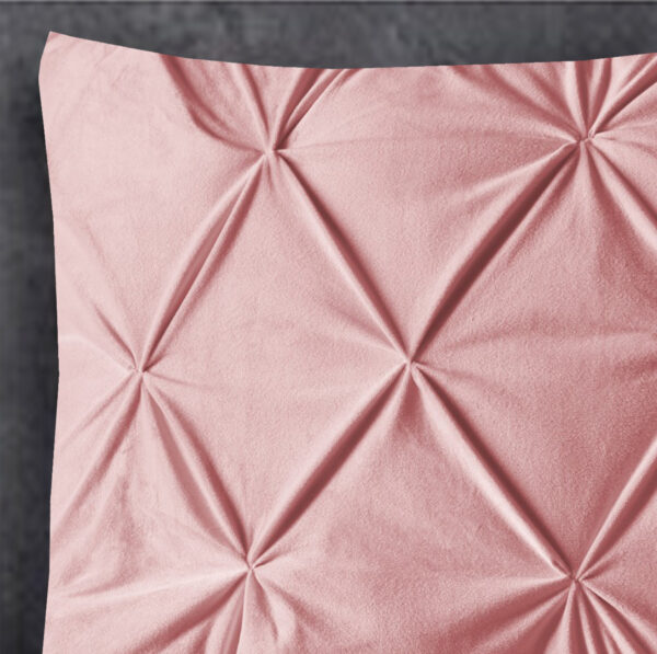 Velvet Pintuck 2pack kussenslopen Roze 60 x 70 - Afbeelding 3