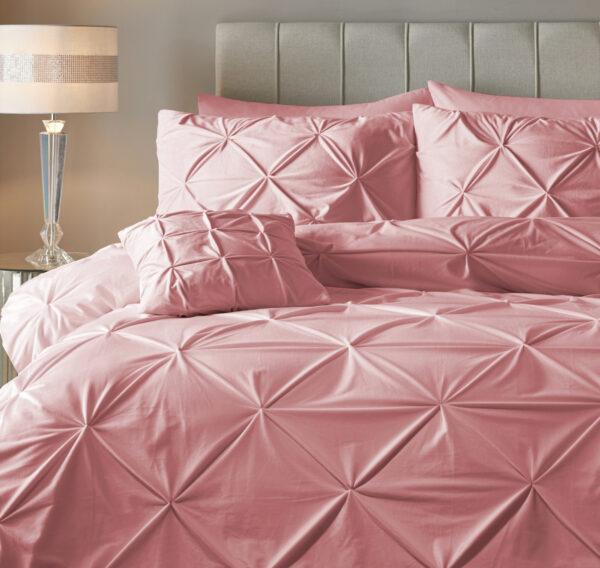 Velvet Pintuck Roze 140 x 200/220 - Afbeelding 3