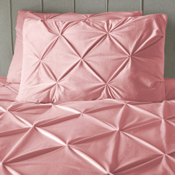 Velvet Pintuck Roze 140 x 200/220 - Afbeelding 4