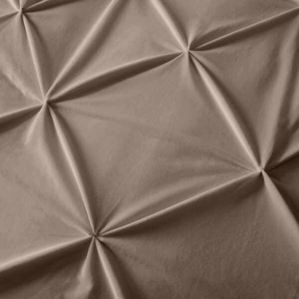 Velvet Pintuck Taupe 140 x 200/220 - Afbeelding 5
