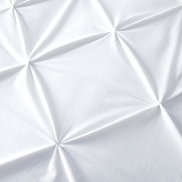 Velvet Pintuck Wit 200 x 200/220 - Afbeelding 5