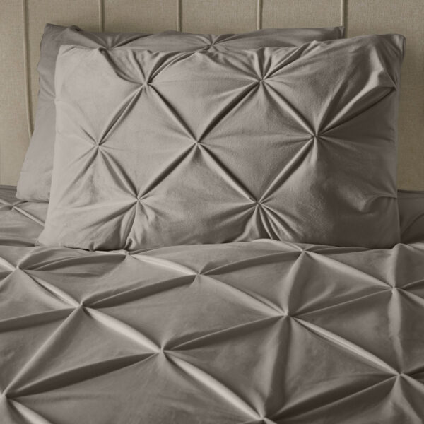 Velvet Pintuck Zand 240 x 200/220 - Afbeelding 4