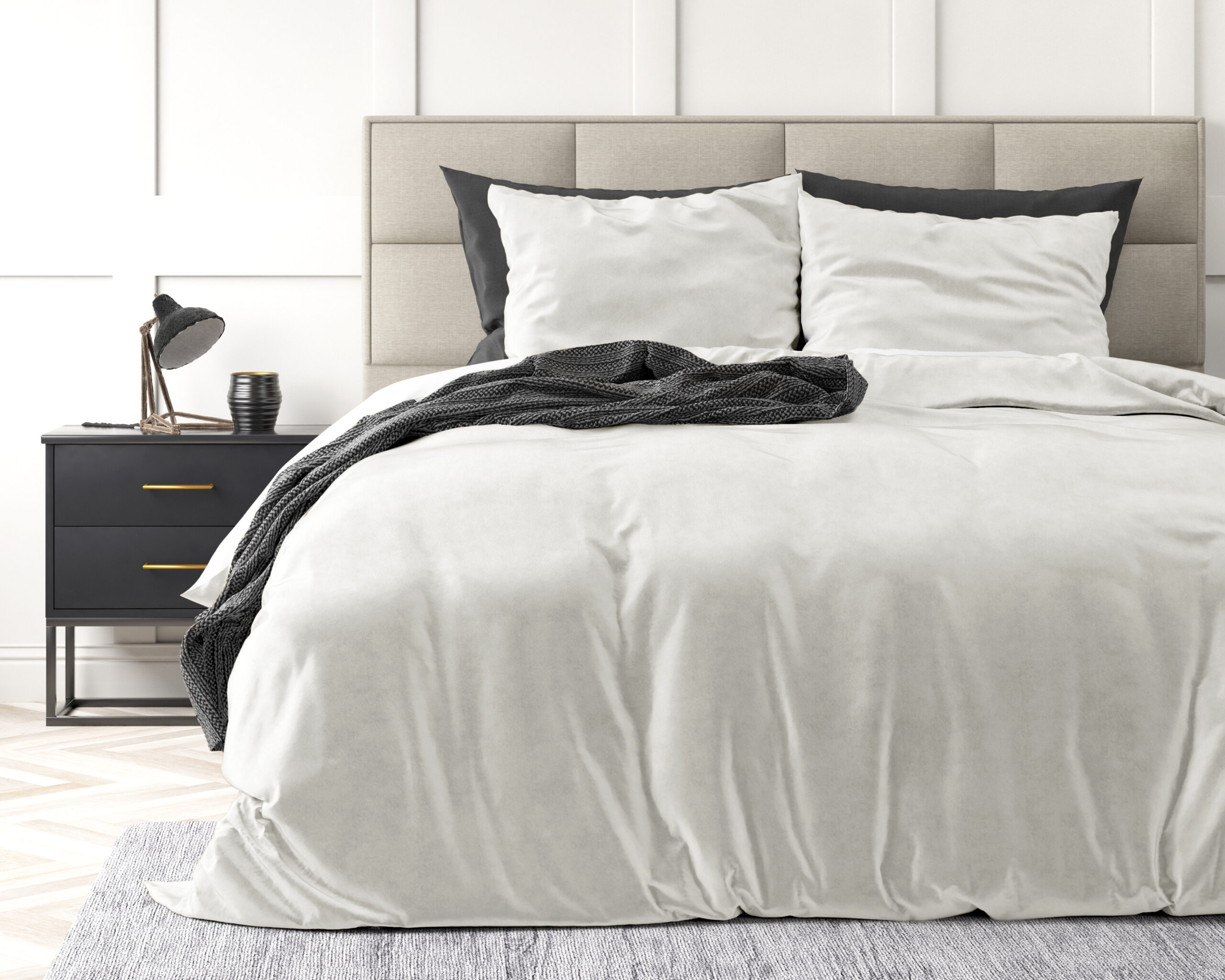 Velvet Uni Dekbedovertrek Wit 140 x 220 - Afbeelding 2